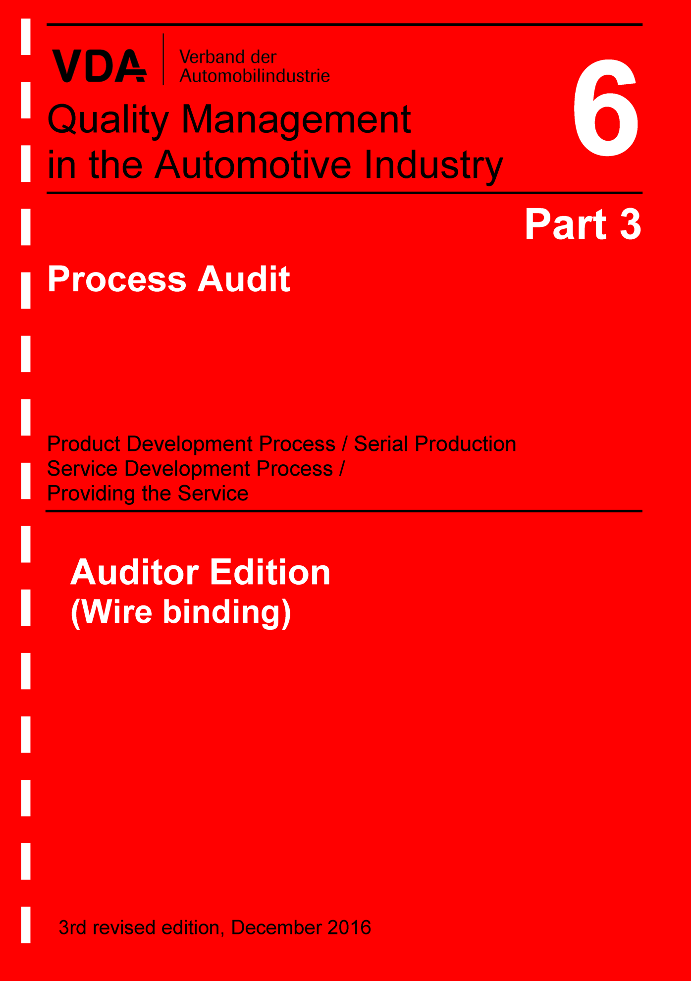 Picture of Volume 06 Part 3 - Auditor Edition, Edition 2016