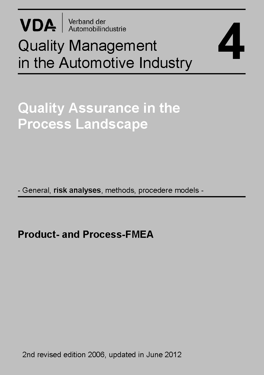 Bild von Volume 4 Chapter: Product-and Process-FMEA