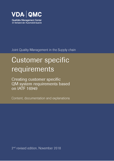 Customer specific requirement-Verband der Automobilindustrie e.V ...