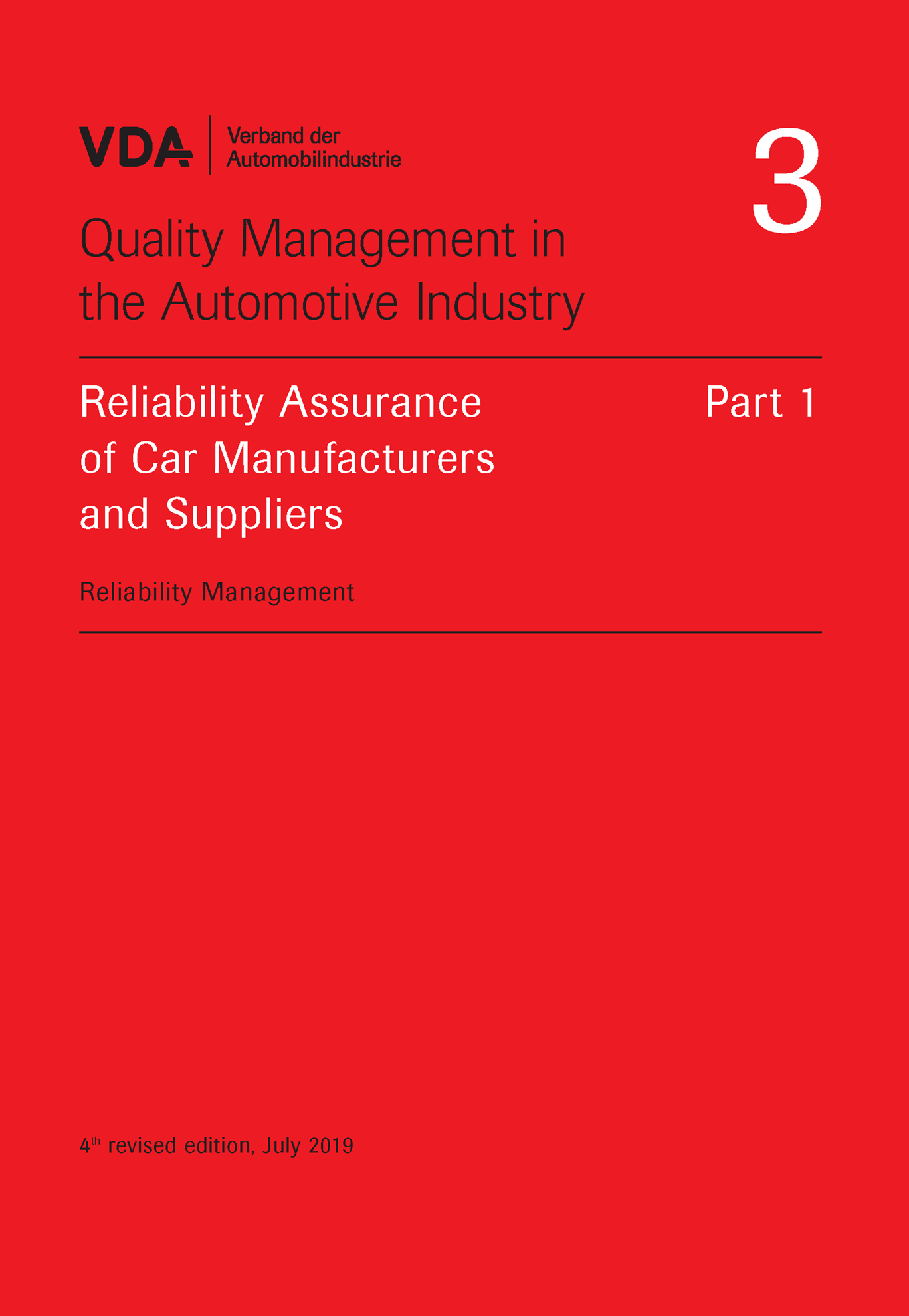 Picture of Volume 03 Part 1 Reliability Assurance