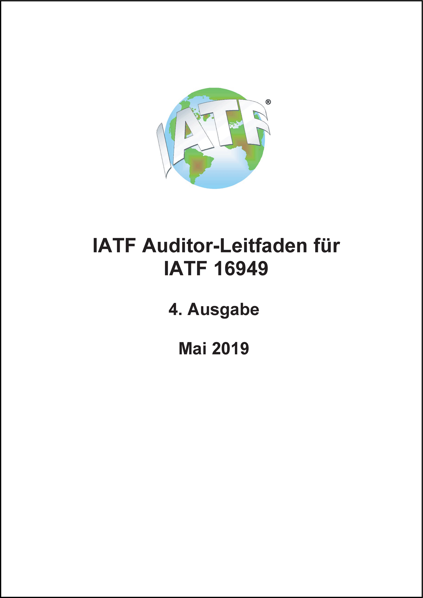 Bild von IATF Auditor-Leitfaden 2019