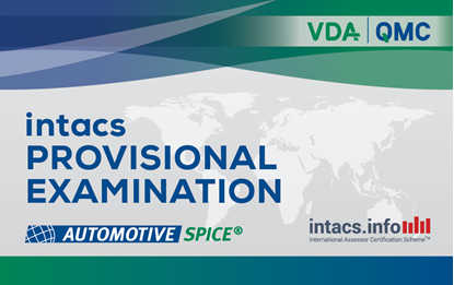 Bild von Exam.intacs Provisional Assessor Automotive SPICE