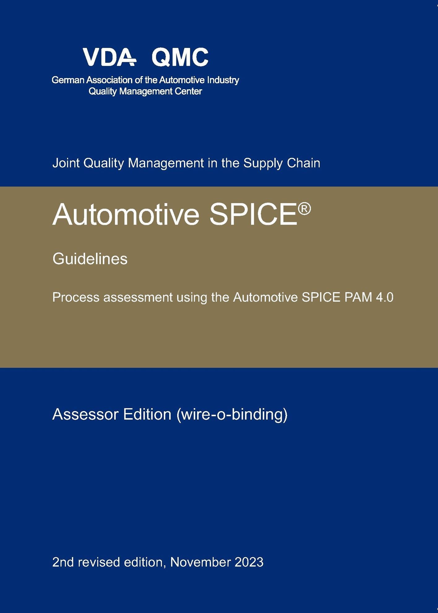 Picture of Automotive SPICE Guideline Assessor Edition_2023